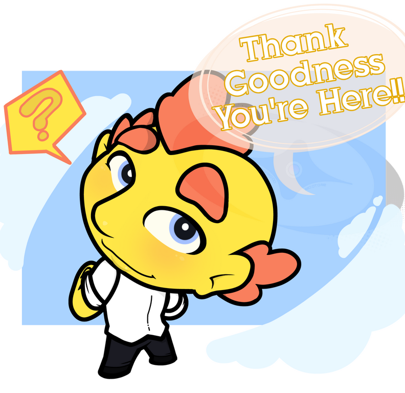 Thank goodness you're here